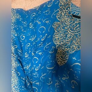Blue abaya